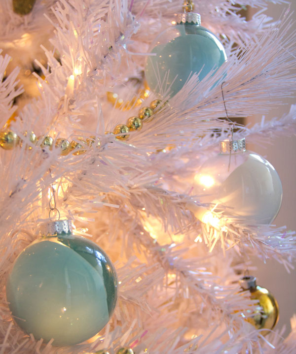 kerstboom met kerstballen