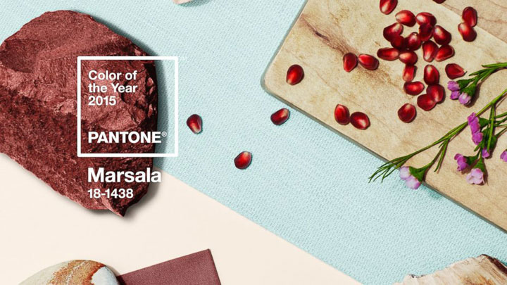 marsala kleur van het jaar 2015
