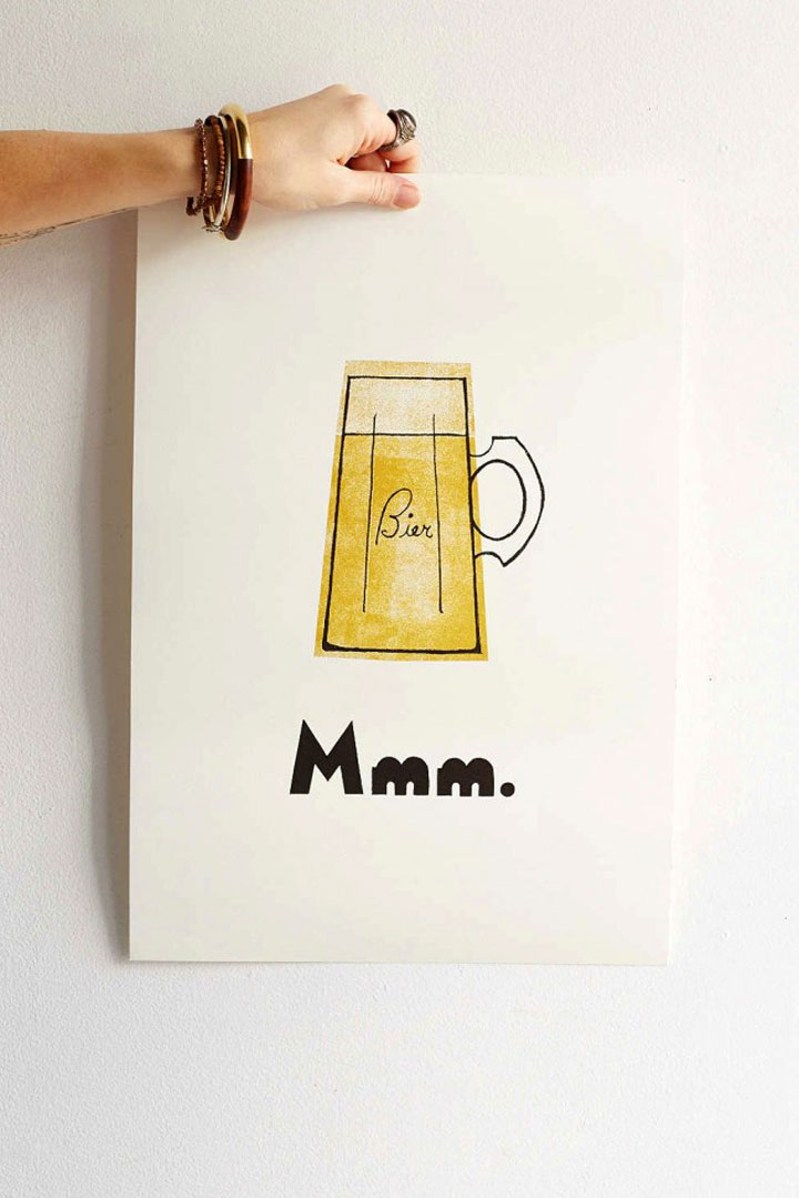 mmm bier poster
