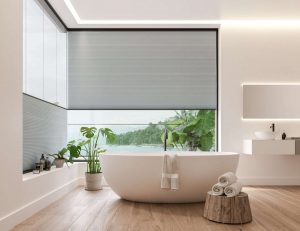 raambekleding badkamer