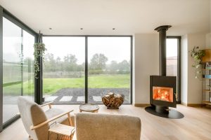 houtkachel van pp haard & parket