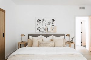 opgeruimde slaapkamer